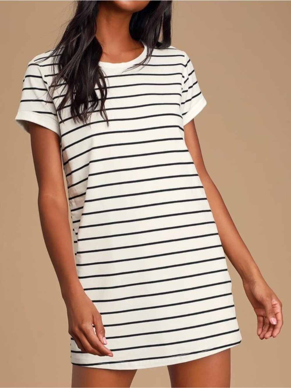 Lulu’s Striped T-Shirt Dress Size Small